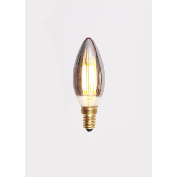 MS LED E14 4W(13W) 130lm 2200K Dim Mignon Smoke