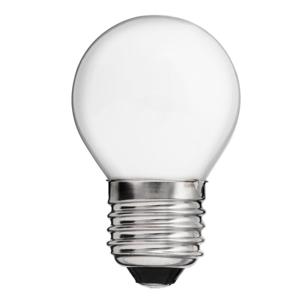Unison LED E27 4W 300lm 3000K krone opal dimbar