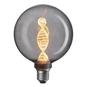 Unison LED E27 3,6W 70lm(10W) 1800K DNA Grey Ø125 3-steg