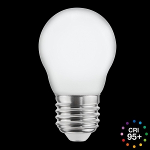 Unison LED E27 4,5W 420lm 2000K Opal krone 3-steg