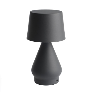 Unison No Cabel oppladbar lampe Grafit medium