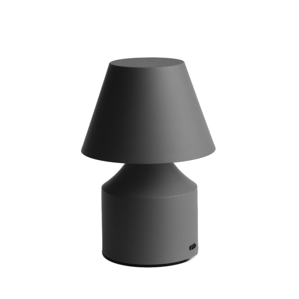Unison No Cabel oppladbar lampe Grafitt small