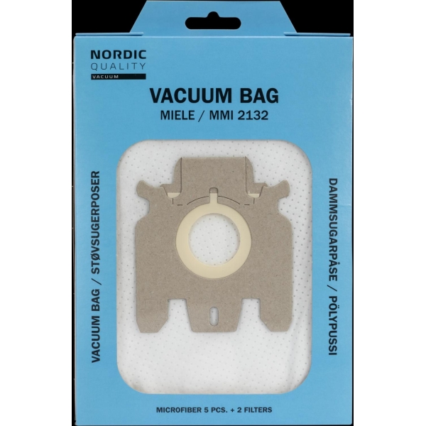 Nordic Quality Støvsugerpose MMI 2132 5pk - Bilde 2