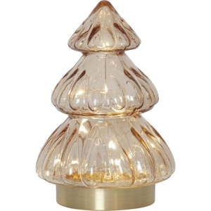 Star Abete dekorasjonstre i Glass m/lys Beige
