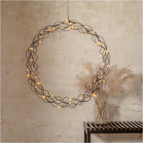 Star Curly 45cm 50-lys Sort - Bilde 2