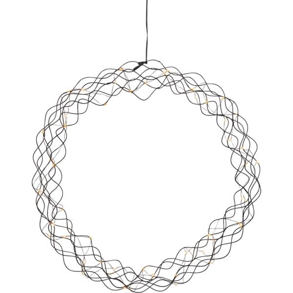 Star Curly 45cm 50-lys Sort