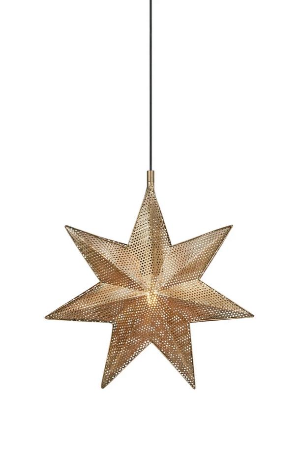 MLG Ivy Metall julestjerne 39cm Antikkmessing MLG Ivy Metall julestjerne 39cm Antikkmessing