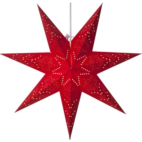 Star Sensy Adventstjerne 55cm Rød papir