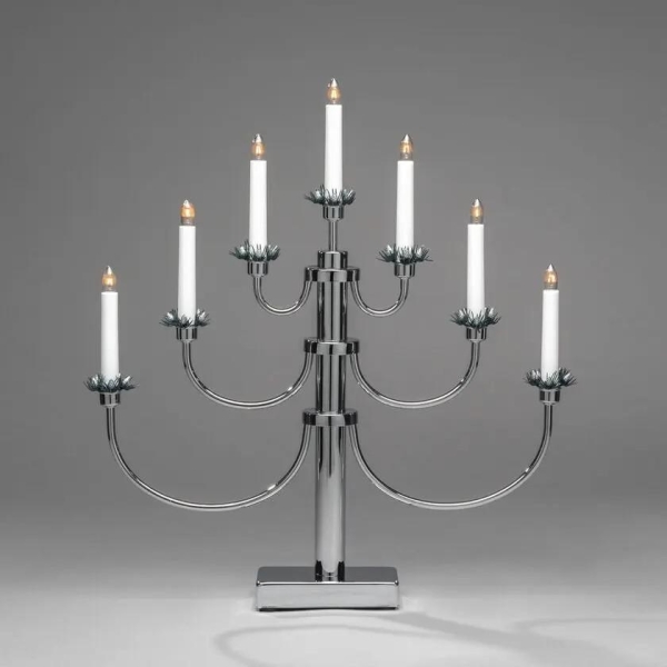 Konstsmide Adventstake 7-armet "Irene" krom - Bilde 2