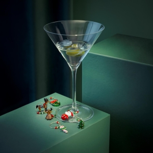 Hadeland Glassverk Anheng til merking av glass Julemotiv 6pk