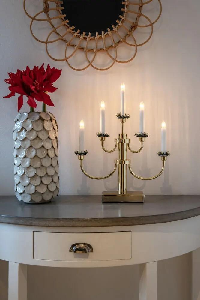 Konstsmide Adventstake 5-armet messing Konstsmide Adventstake 5-armet messing - Bilde 2