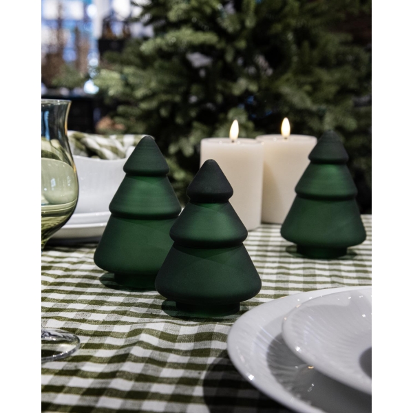 Hadeland Glassverk Gran Frostet Grønn 127mm - Bilde 2
