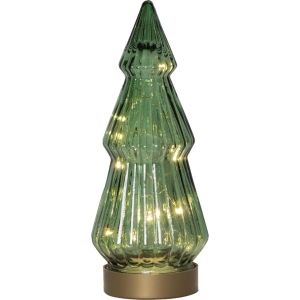 Star Verde Dekorasjonstre i Glass m/lys grønn 24cm