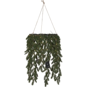 Star Erna Hengende Krans over bord m/lys 50cm batt/timer