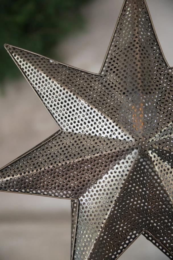 MLG Ivy Metall julestjerne 39cm Antikkmessing MLG Ivy Metall julestjerne 39cm Antikkmessing - Bilde 2