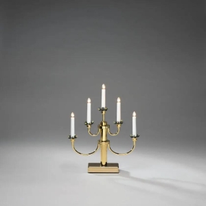 Konstsmide Adventstake 5-armet messing