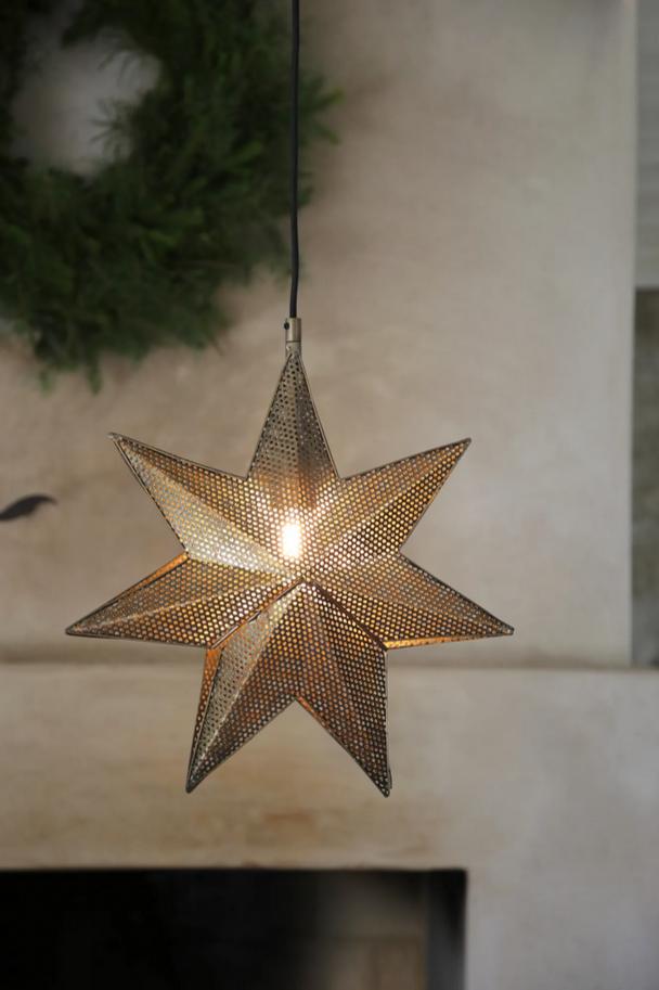 MLG Ivy Metall julestjerne 39cm Antikkmessing MLG Ivy Metall julestjerne 39cm Antikkmessing - Bilde 3