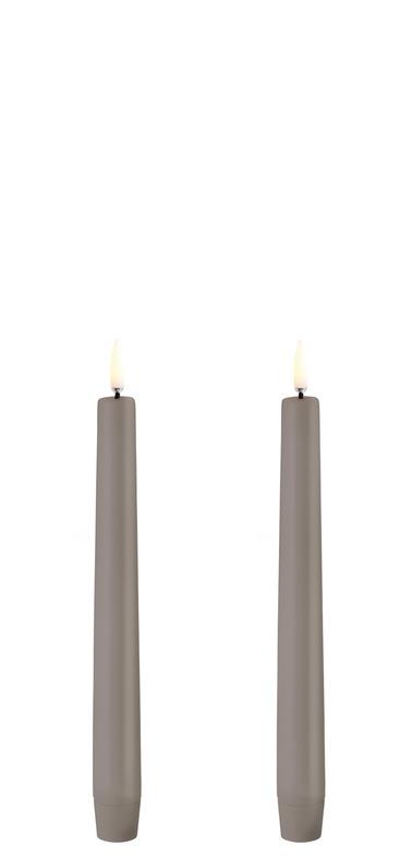 Uyuni Kronelys Sand 2pk 2,3 x 20,5cm LED Uyuni Kronelys Sand 2pk 2,3 x 20,5cm LED