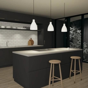 Hadeland Forma Frøya pendellampe Matthvit