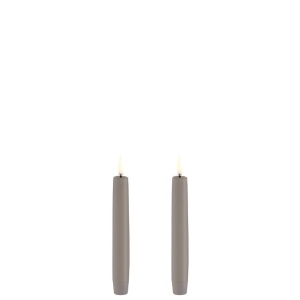 Uyuni Kronelys Sand 2pk 2,3 x15,5cm LED