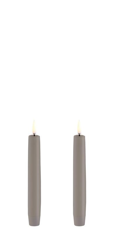 Uyuni Kronelys Sand 2pk 2,3 x15,5cm LED Uyuni Kronelys Sand 2pk 2,3 x15,5cm LED