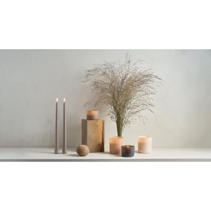 Uyuni Oppladbare LEDlys Glass Grå 8,2 x 6cm