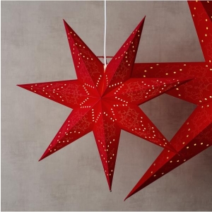 Star Sensy Adventstjerne 55cm Rød papir