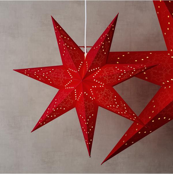 Star Sensy Adventstjerne 55cm Rød papir Star Sensy Adventstjerne 55cm Rød papir - Bilde 2
