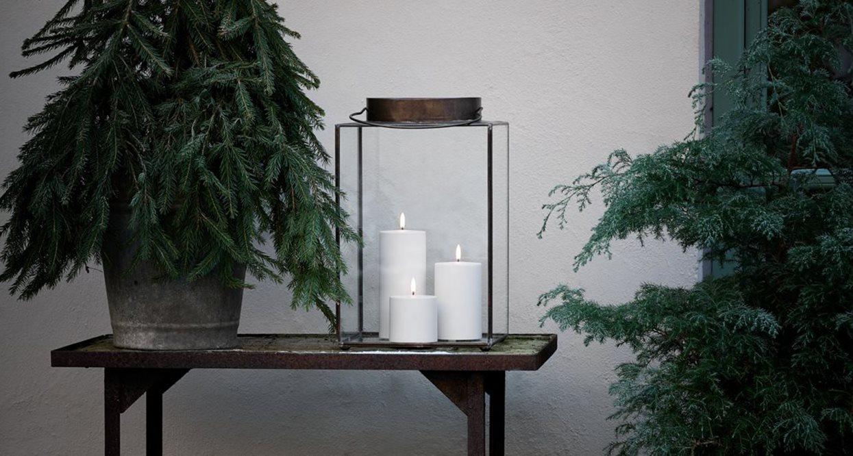 UYUNI Utendørs kubbelys Hvit 10,1 x 12,8 cm LED UYUNI Utendørs kubbelys Hvit 10,1 x 12,8 cm LED - Bilde 2