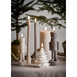 Uyuni Kronelys Sand 2pk 2,3 x 25cm LED