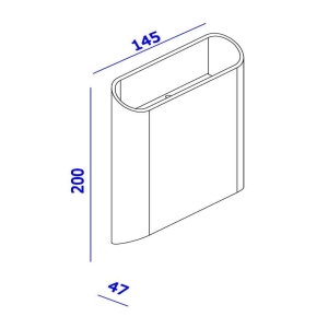 Nordesign TreM K2 Dimbar Vegglampe Cappucino