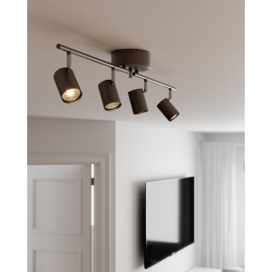 By Rydens Correct Takskinne 4-lys Stålgrå