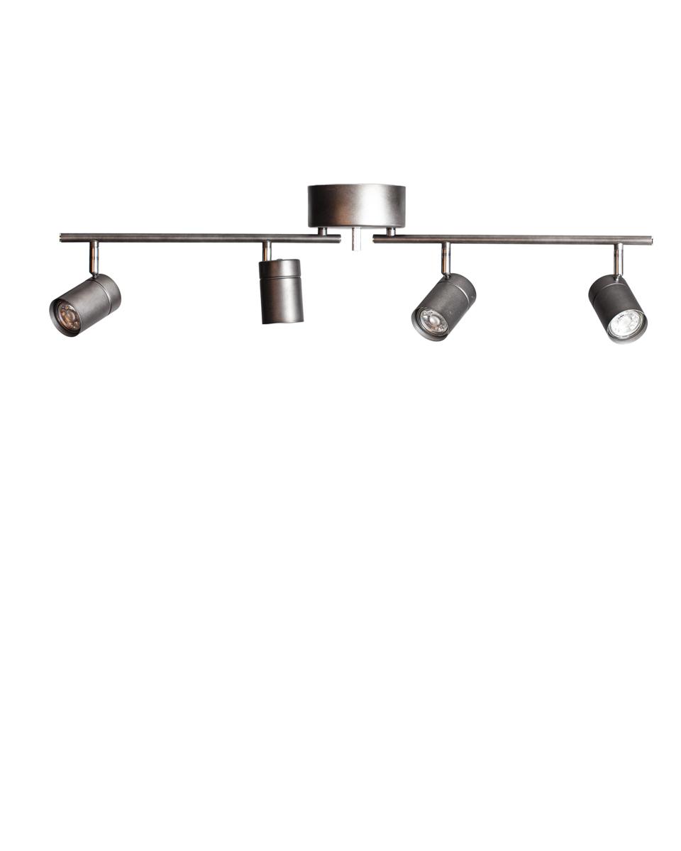 By Rydens Correct Takskinne 4-lys Stålgrå By Rydens Correct Takskinne 4-lys Stålgrå