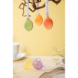 Hadeland Glassegg Klar Hengepynt 5pk