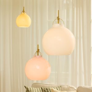 Halo Design Toscana Krem Pendellampe Ø18 G9 Belysning inne
