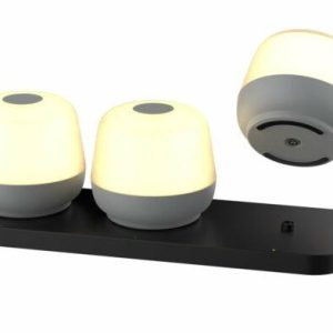 Nordesign Cocoon 3pk 3x 1,2w 2700K 170lm Grå oppladbar