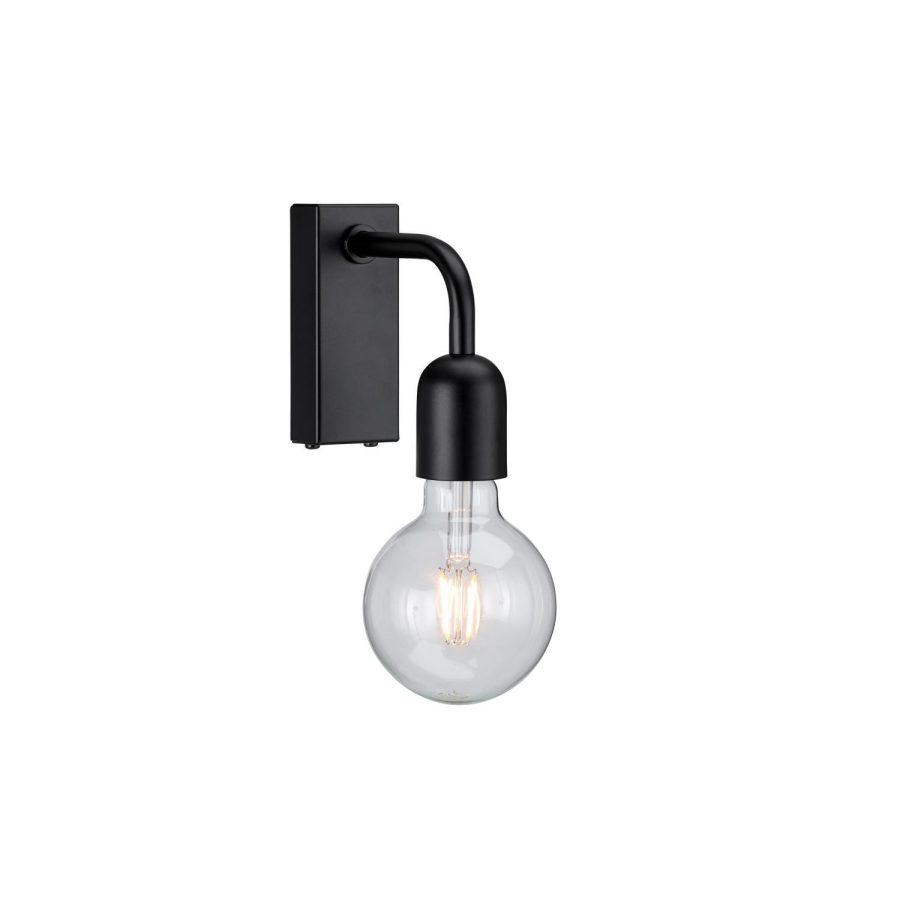 Belid Regal vegglampe 1 Mattsort E27