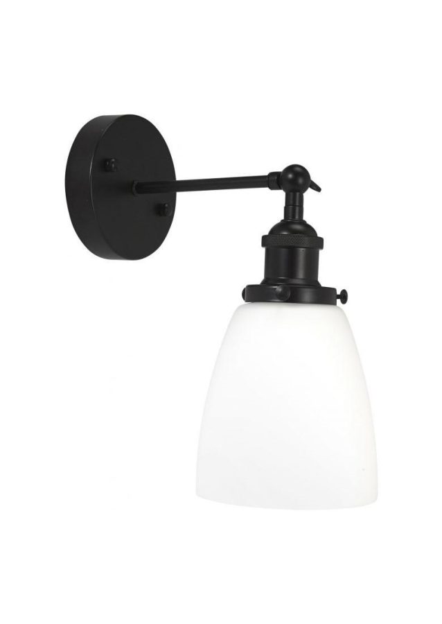 PR Home Kappa vegglampe Sort/Opal
