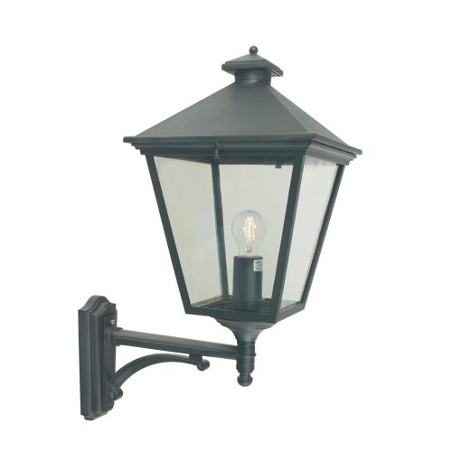 Norlys London Big 490 Sort Utelampe Vegg Opp E27 IP44