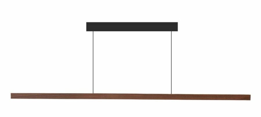 Nordesign Vanessa 157 Valnøtt Taklampe List m/heis Led sensor dim