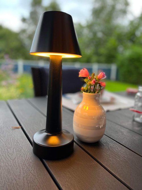Nordesign Cordless A Sort Oppladbar bordlampe