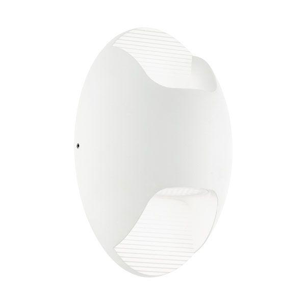 Eglo Isona Hvit Utelampe Vegg 2 x 2,5w LED IP44