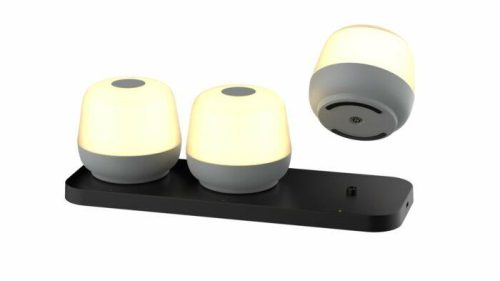 Nordesign Cocoon 3pk 3x 1,2w 2700K 170lm Grå oppladbar