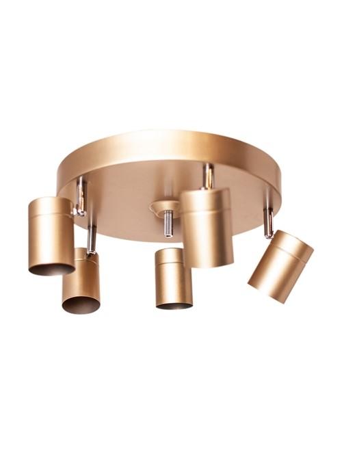 By Rydens Correct spotlampe 5-lys gull