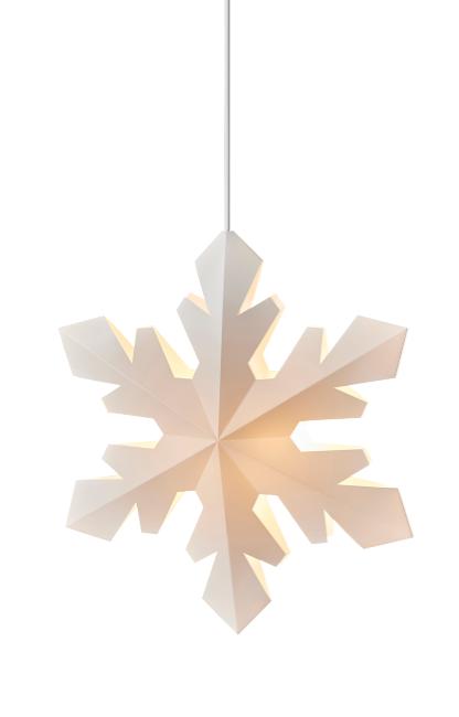 Le Klint Snowflake Medium inkl. hvit ledning