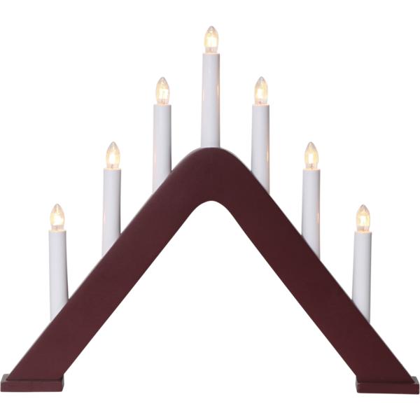 Star Jarve adventsstake 7-lys rød (304-55)