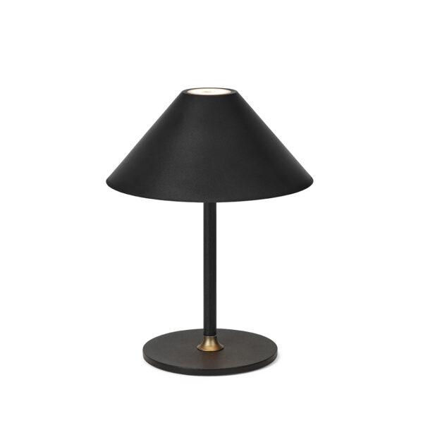 HaloDesign Hygge Bordlampe Grafitt Sort Oppladbar ø15