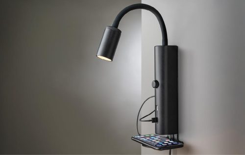 SG Tube Wall LED 8W 350lm 2700k USB sort Dim