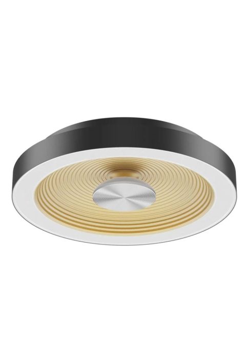Unilamp Sandy M taklampe 32cm 18w 2700/3000K Sort/Gull dim