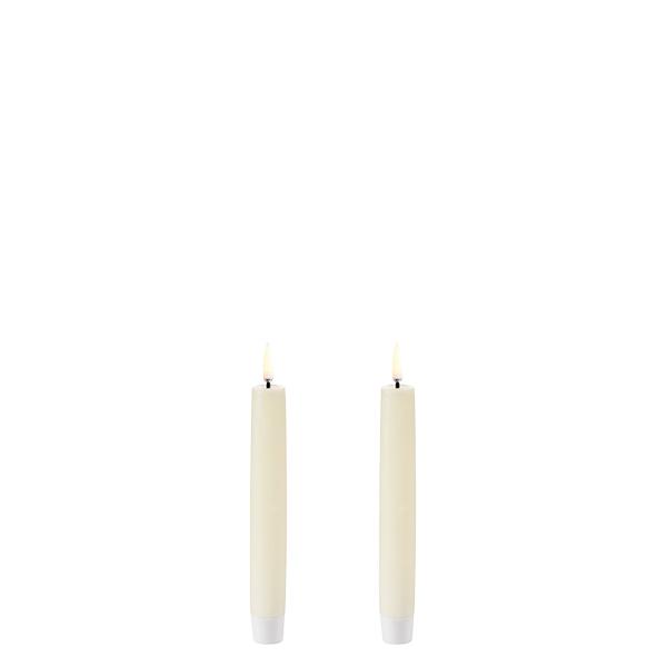 UYUNI kronelys Ivory 2pk, H15cm